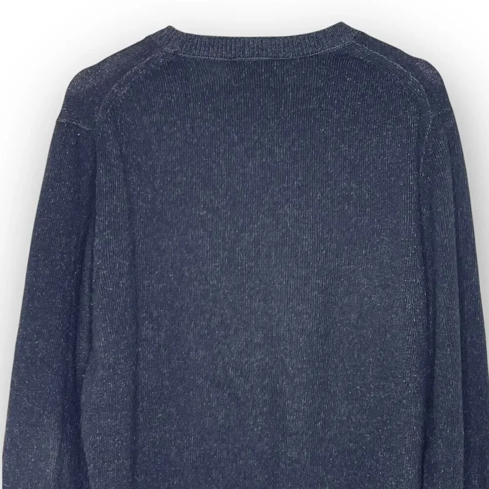 Banana Republic Filpucci Dark Gray Crewneck Sweater Men’s Size Large Wool Blend